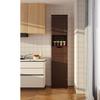 Gizoon 67" H Tall Bathroom Cabinet, Storage Cabinet with 2 Doors & Drawer, Narrow Linen Tower Freestanding Adjustable Shelves for Home, Kitchen, Versatile, Anti-Tipping, Dark Brown view 4
