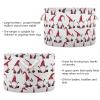 Bolaz Large Storage Basket Christmas Gnomes Toy Storage Box Organizer Bins with Handles Laundry Hamper Basket for Home Decor view 3
