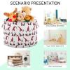 Bolaz Large Storage Basket Christmas Gnomes Toy Storage Box Organizer Bins with Handles Laundry Hamper Basket for Home Decor view 4