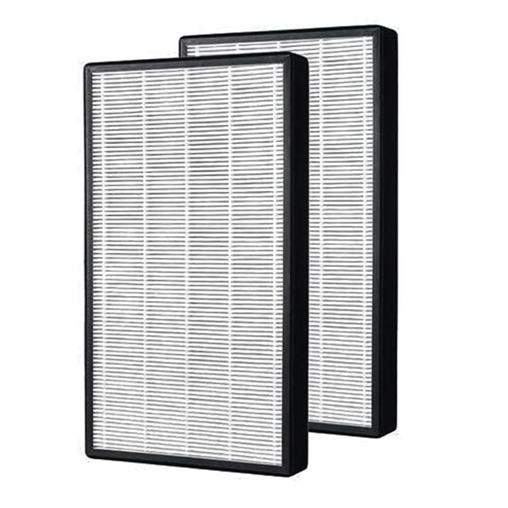 HOMFILBIT 2 Pack Replacement Filters Fit for COLZER KJ800, 3-In-1 Composite Filters (Pre-filter, Activated Carbon, True HEPA)
