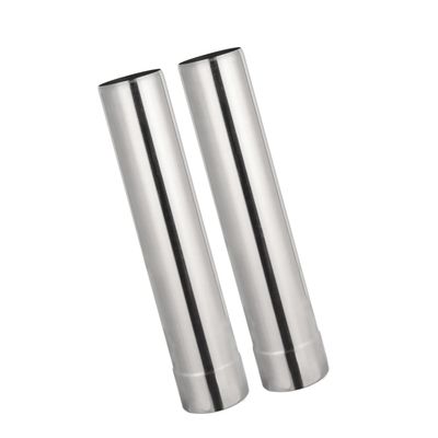SoloWilder Wood Stove Pipe 2.36inch Thickened Straight Chimney Flue for Camping Stove Exhaust Lengthen 32cm/12.6inch