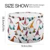 Bolaz Large Storage Basket Christmas Gnomes Cute Toy Storage Box Organizer Bins with Handles Laundry Hamper Basket for Home Decor view 2