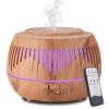 MOVOYEE Humidifiers for Bedroom Large Room Home Baby Kids Whole House Hotel Office Desk Plant,500ml Cute Aromatherapy Portable Ultrasonic Cool Mist Humidifier with Essential Oil Diffuser Light Remote view 1