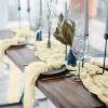 12 Pack Cheesecloth Table Runner, Runner Gauze Boho Wedding Decor Romantic Table Runner for Wedding Birthday Party(35" x 118") (Beige) view 4