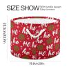 Bolaz Large Storage Basket Christmas Hohoho Snowflake Toy Storage Box Organizer Bins with Handles Laundry Hamper Basket for Home Decor view 2