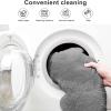 Bean Bag Chair Cover(COVER ONLY, NO FILER), Lazy Sofa Bed Cover, Soft Fluffy Fur Bean Bag Chairs Cover for Adults, 5FT/6FT Big Bean Bag Couch Cover for Living Room (White, 6ft) view 3