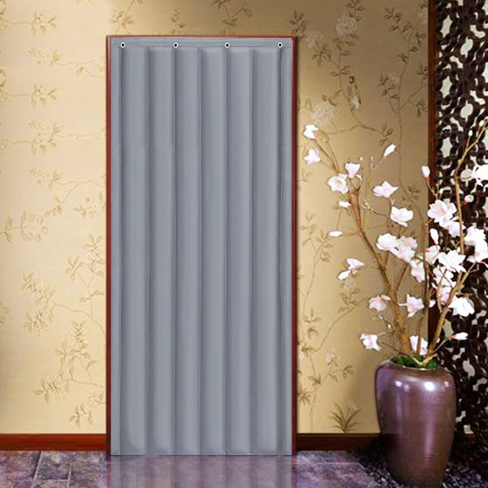 SYTH Soundproof Curtains Noise Cancelling Thermal Insulation Drapes Blackout Room Dividers,Sound Proof Curtain for Window,Doorway for Front Door Bedroom Privacy Panel Interior Temporary Cover