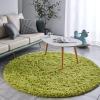 FJZFING Grass Green Round Rug Ultra-Soft Plush Modern 6x6 Circle Area Rug for Kid's Bedroom, Fluffy Shag Circular Rug for Nursery Room, Cute Grass Green Carpet for Teen's Room view 3