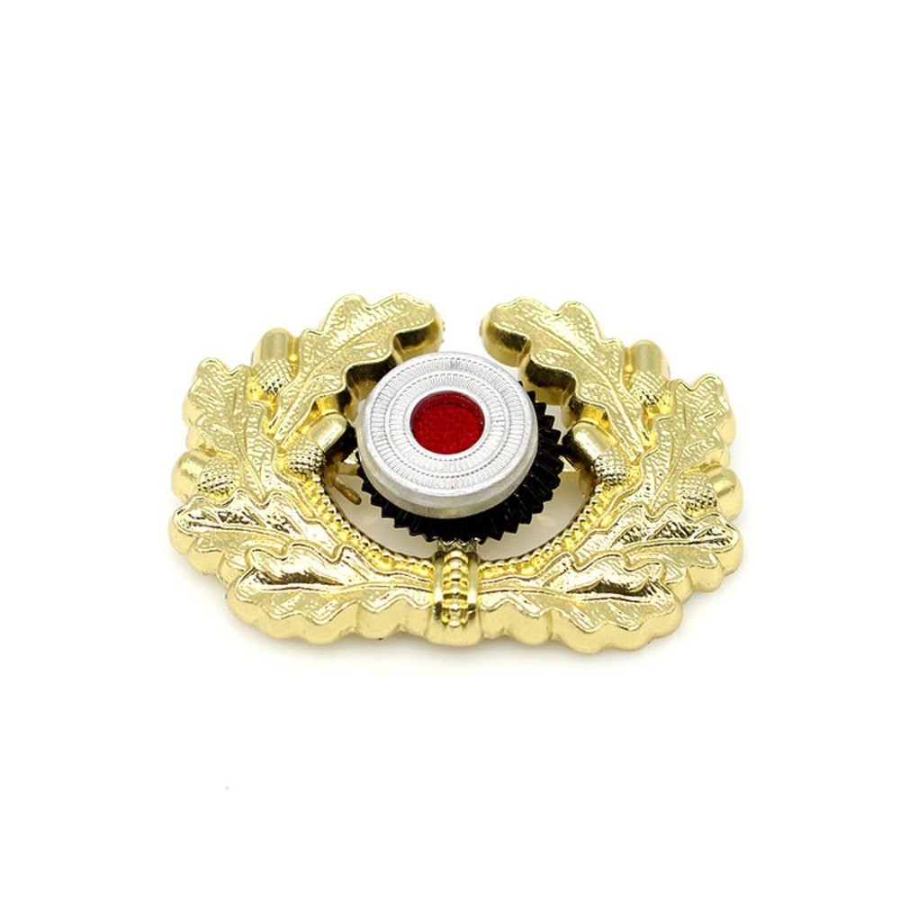 AnsonBoy WWII WW2 German Army Panzer Uniform Wreath Cockade Visor Military Cap Badge
