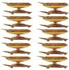 SATVIK 20 Pc. Kuber Turtle Diya for Diwali Decoration Handmade Oil Lamp with Golden Virgin Brass Metal Diwali Diya Vilakku for Puja Pooja Traditional Indian Deepawali Items view 1