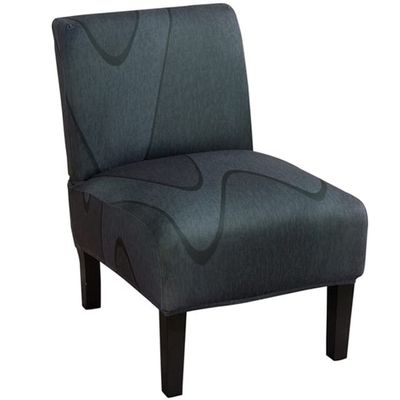 Armless Accent Chair Covers Slipcover Stretch Spandex Slipper Chair Slipcover Pattern Furniture Protector, Chair Cover Without Arms Removable Washable for Living Room Hotel ( Color : H , Size : 1pc )