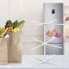 Beufee 2Pcs Collapsible Pasta Drying Rack, Food Grade Plastic Fondant Sugar Flower Drying Rack Flower Drying Rack Reusable Noodle Drying Rack with 4 Arm Handles view 2