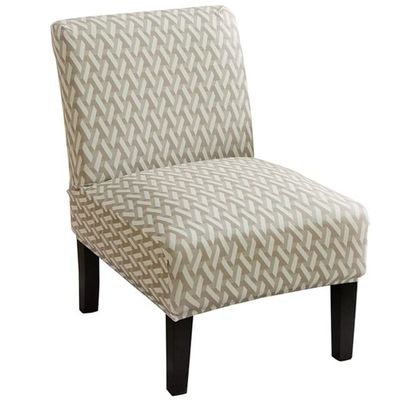 Armless Accent Chair Covers Slipcover Stretch Spandex Slipper Chair Slipcover Pattern Furniture Protector, Chair Cover Without Arms Removable Washable for Living Room Hotel ( Color : D , Size : 1pc )