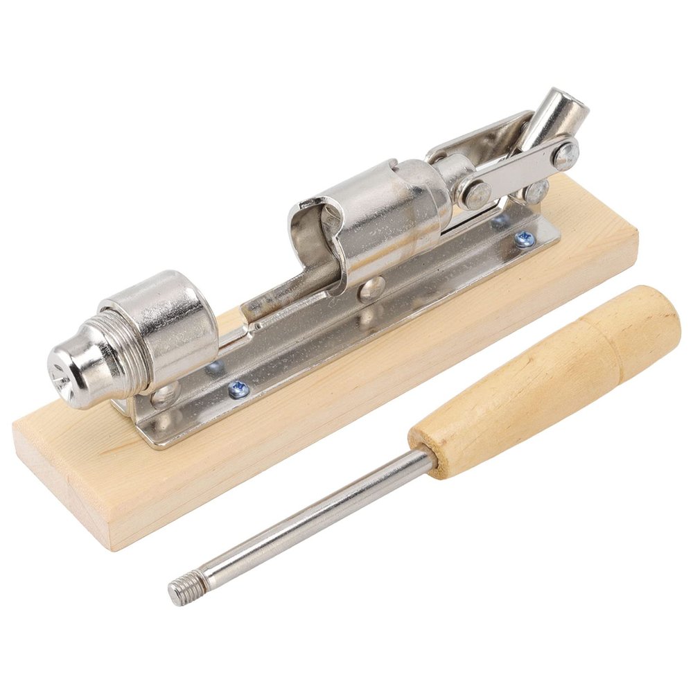 Manual Nutcracker Tool with Wood Base Handle, Heavy Duty Desktop Pecan Crackers Walnut Cracker Walnut Plier Opener Tool for Nuts