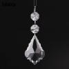 10pcs 50mm Crystal Chandelier Parts Maple Leaf Prism Suncatchers for Wedding Window Curtain Decoration view 1