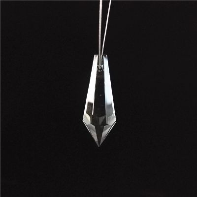 38mm Clear 80units Crystal Lighting Prism Icicle U Drop Ornament Glass Chandeliers Parts