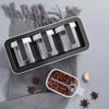ACGrade Spice Box, Wall Mounted, Silicone Material, 7.2" Long, 3 Compartments, with Small Spoons view 2