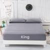 GLUYOHEY Grounding Fitted Sheets, King Size, 90% Organic Cotton + 10% Pure Silver Fiber, Earthing Bed Sheet with Connect Cord, Conductive Grounding Sheet for Better Sleep, Gray view 1