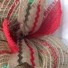 Raz Skating Reindeer Handmade Limited Edition Deco Mesh Winter Holiday Wreath view 4