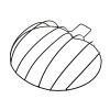 Hanging Decor DIY Frame Metal Floral Wreath Frame Festival DIY Wreath Supply Pumpkin Shaped Wire Accessory Making Accessory Floral Iron view 1