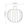 Hanging Decor DIY Frame Metal Floral Wreath Frame Festival DIY Wreath Supply Pumpkin Shaped Wire Accessory Making Accessory Floral Iron view 2