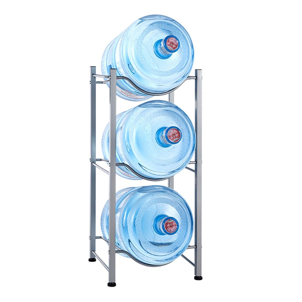 3-Tier Water Rack Stainless Steel Heavy Duty Water Cooler Jug Rack