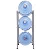 3-Tier Water Rack Stainless Steel Heavy Duty Water Cooler Jug Rack view 2