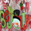 Be Jolly Snowman Holiday Deco Mesh Wreath. Available in 24 inch and 28 inch diameters view 2
