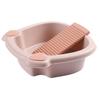 Kisangel Washing Basin Washboard Washboard Basin Clothes Hand Washing Board Scrubbing Board Dormitory view 1