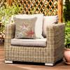 Liora Manne Frontporch 4565/12 Beachcomber Sand Pillow, 18" x 18" view 1