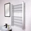 MSUDGH Electric Towel Warmer, Wall-Mounted Aluminum Alloy Heated Towel Racks, Home Bathroom 7 Bar Hot Towel Drying Rail With1.4M Power Cable view 2