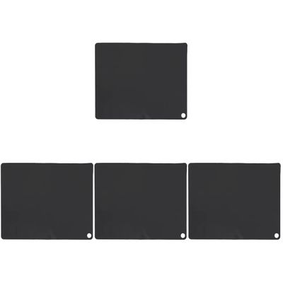 4pcs Non-Slip Mat Insulation Pad Grill Mats Fire Pit Grill Induction Cooktop Silicone Mat Portable Induction Cooktop Induction Cooker Protective Mat Hot Pot Gas Stove