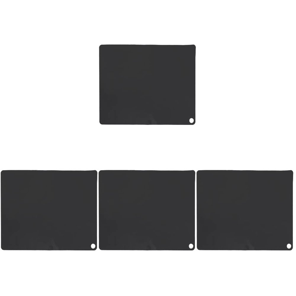 4pcs Non-Slip Mat Insulation Pad Grill Mats Fire Pit Grill Induction Cooktop Silicone Mat Portable Induction Cooktop Induction Cooker Protective Mat Hot Pot Gas Stove
