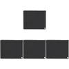 4pcs Non-Slip Mat Insulation Pad Grill Mats Fire Pit Grill Induction Cooktop Silicone Mat Portable Induction Cooktop Induction Cooker Protective Mat Hot Pot Gas Stove view 1