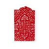 Caspari Annika Die-Cut Paper Linen Guest Towel Napkins in Red - 12 Per Package, 2 Packs view 1