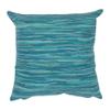 Liora Manne Visions III Indoor/Outdoor Handmade Pillow - Contemporary Casual Accent (Broken Stripe Aqua) (20" x 20") view 2