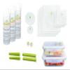 23PCS MAPWARE Food Storage/Packaging System - Extend Food Freshness 10x - Borosilicate Glass Food Containers with Lids - BPA-Free, Reusable Food Storage Bags - Kitchen Containers - Jar Canning Lid view 1