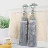 2Pcs Curtain tieback Hanging Ball Curtain Hook Bandage Lashing Lobbing Strap Tassel Tieback Buckle Home Decoration,Gray Blue,2Pcs Price view 1