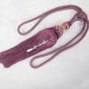 2Pcs Curtain tieback Hanging Ball Curtain Hook Bandage Lashing Lobbing Strap Tassel Tieback Buckle Home Decoration,Gray Blue,2Pcs Price view 3