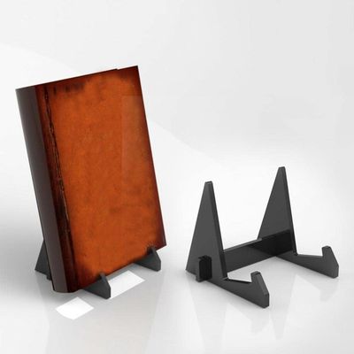 TOMYEUS Book Stand Display Stand Acrylic Easel Rack Shelf Photo Frame Organizer Dish Rack Carrier Pedestal Holder Desk Decoration Crafts (Color : A)