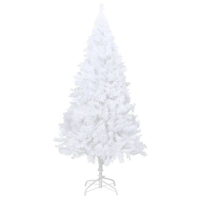 Artificial Christmas Tree with Thick Branches,Decorative Christmas Trees,Holiday Decor Trees,Thankful Tree,The Halloween Tree,for Indoor and Outdoor Use,Party Decorations, White 94.5" PVC