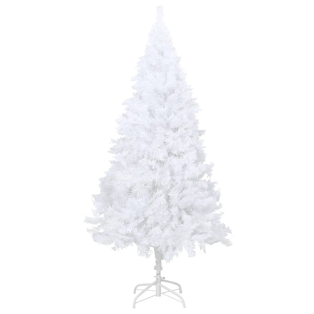 Artificial Christmas Tree with Thick Branches,Decorative Christmas Trees,Holiday Decor Trees,Thankful Tree,The Halloween Tree,for Indoor and Outdoor Use,Party Decorations, White 94.5" PVC