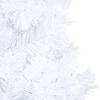 Artificial Christmas Tree with Thick Branches,Decorative Christmas Trees,Holiday Decor Trees,Thankful Tree,The Halloween Tree,for Indoor and Outdoor Use,Party Decorations, White 94.5" PVC view 4