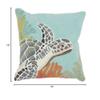 Liora Manne Frontporch 2257/04 Akumal Ocean Pillow, 18" x 18" view 2