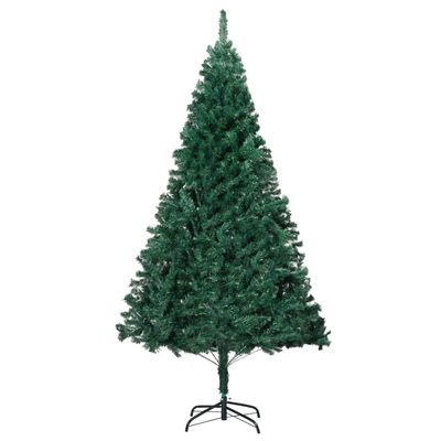 Artificial Christmas Tree with Thick Branches,Decorative Christmas Trees,Holiday Decor Trees,Thankful Tree,The Halloween Tree,for Indoor and Outdoor Use,Party Decorations, Green 94.5" PVC