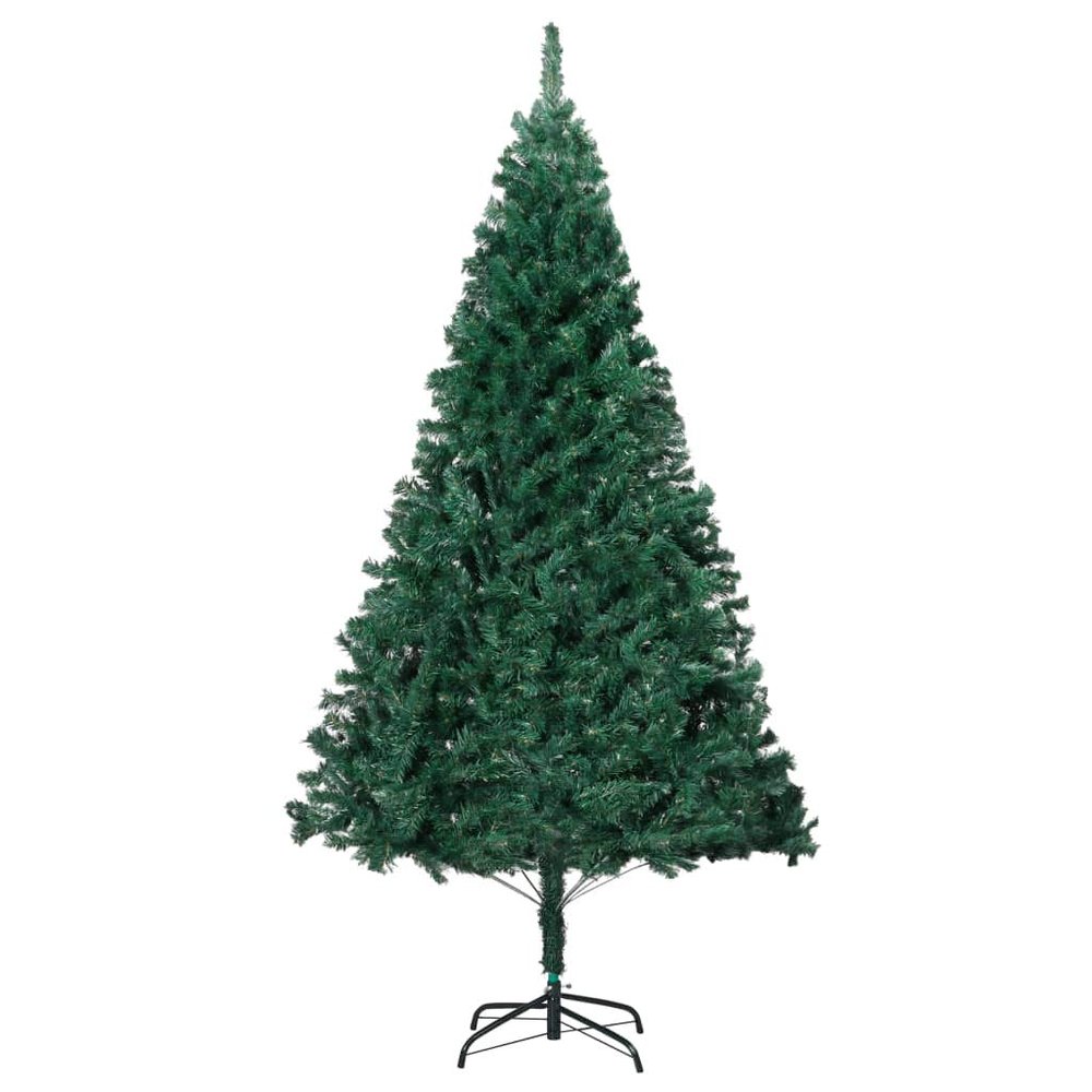 Artificial Christmas Tree with Thick Branches,Decorative Christmas Trees,Holiday Decor Trees,Thankful Tree,The Halloween Tree,for Indoor and Outdoor Use,Party Decorations, Green 94.5" PVC