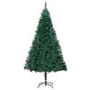 Artificial Christmas Tree with Thick Branches,Decorative Christmas Trees,Holiday Decor Trees,Thankful Tree,The Halloween Tree,for Indoor and Outdoor Use,Party Decorations, Green 94.5" PVC view 1
