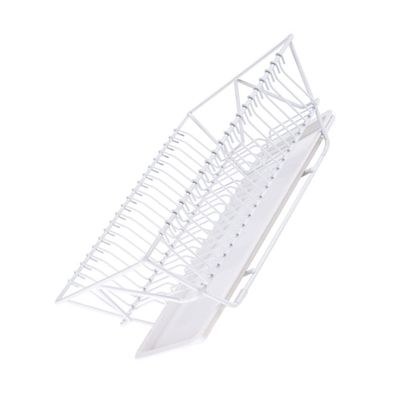 DOITOOL Drying Dish Rack Over Sink Dish Drying Rack Metal Bowl Drainer Basket Storage Holder