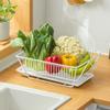 DOITOOL Drying Dish Rack Over Sink Dish Drying Rack Metal Bowl Drainer Basket Storage Holder view 4