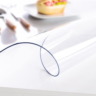 XUAN Clear Table Cover Protector 1/1.5/2/3mm Tablecloth Protector Rectangle Table Protector PVC Table Pad Desktop Liner Cover for Night Stand Dining Room Table (Color : 1mm, Size : 90x180cm)